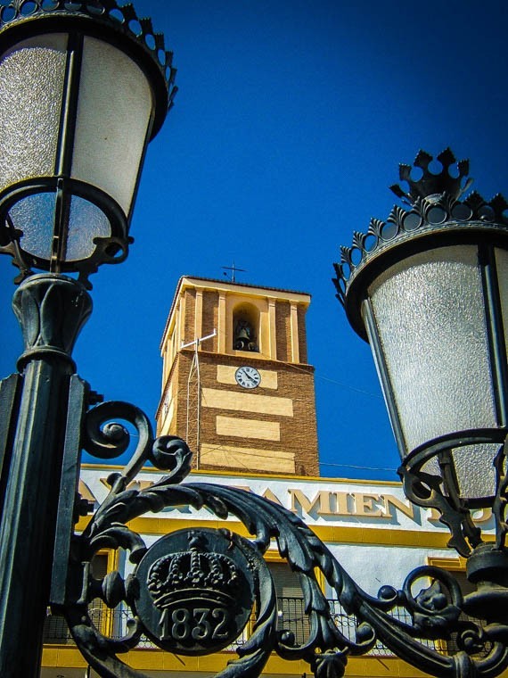 Luz en la plaza